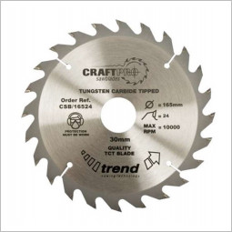 Craft Saw Blade 315mm x 24T x 30mm Trend CSB/31524