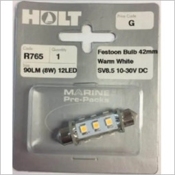 12 LED 42mm SMD3528 Warm White   G