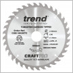 Trend - Craft Saw Blade 190mm x 36T x30mm x 1.55 Trend CSB/19036TC