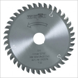 Mafell 40T 120mm Saw Blade KSS 300 For Laminates