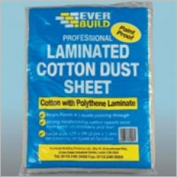 Laminated Cotton Dust Sheet 3.6 x 2.7m (12 x 9ft)